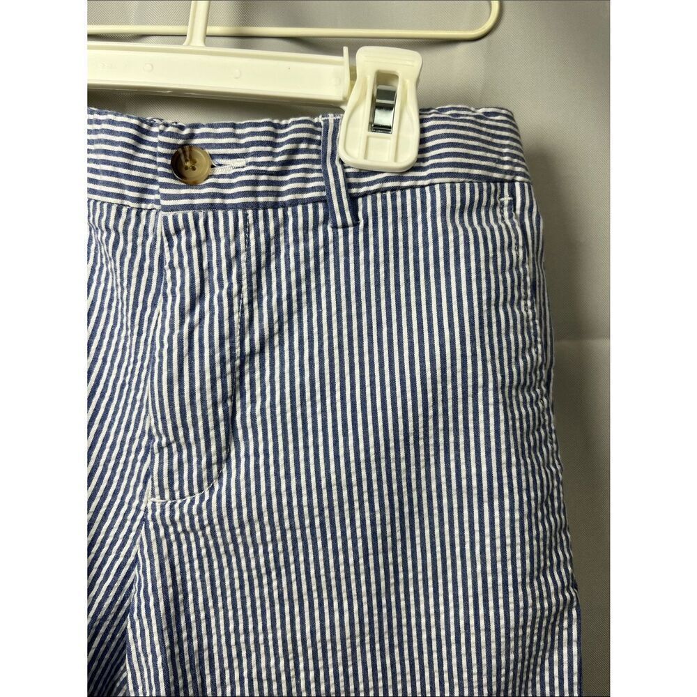 Polo Ralph Lauren blue And white stripe searsucker shorts size 10 - Picture 2 of 12